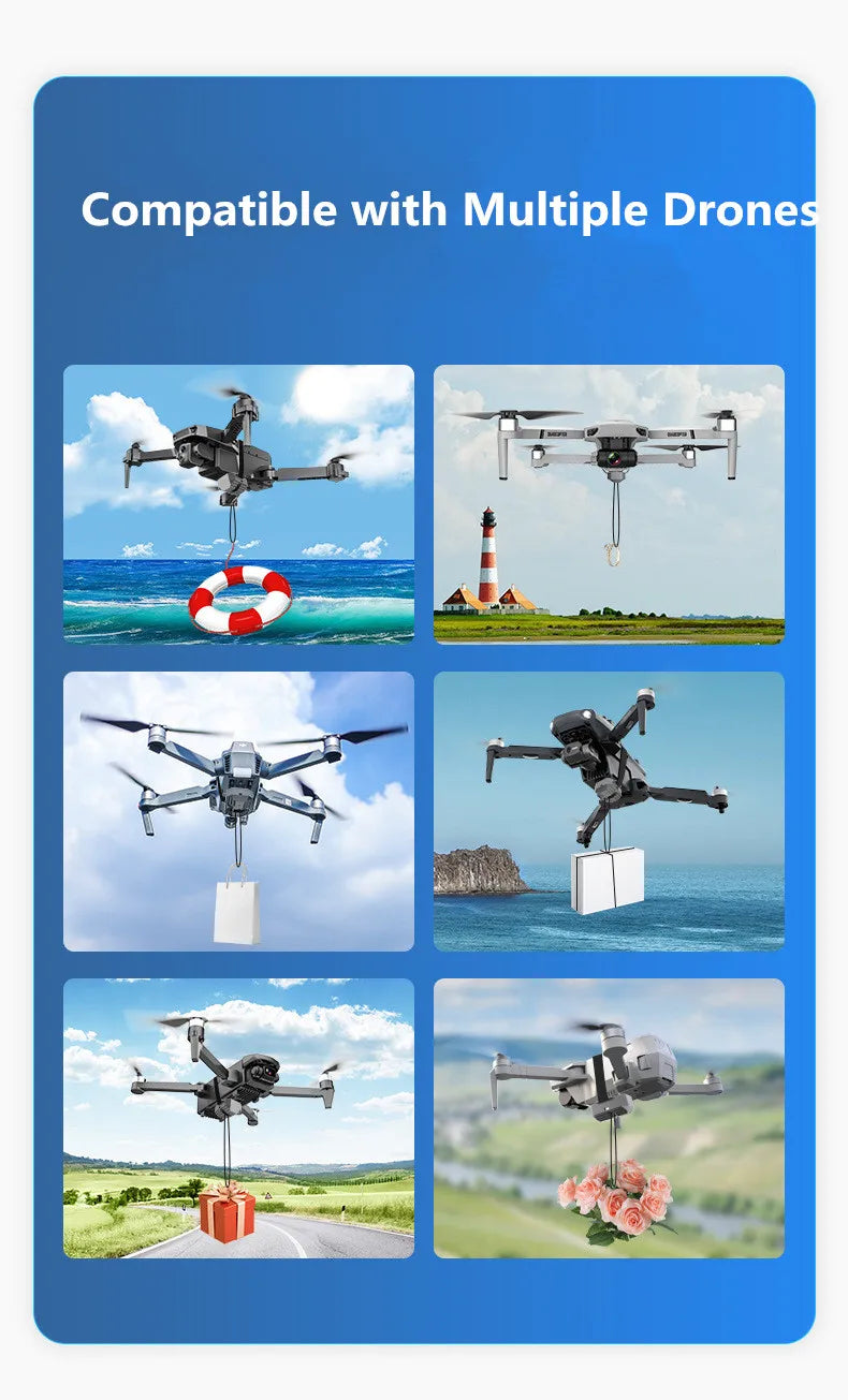 Drone Airdrop Release System Compatible with Select DJI Models