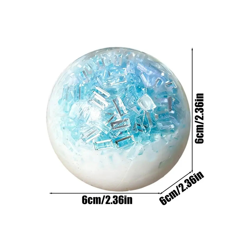 Crunchy Silicone Sensory Squeeze Ball – 14+