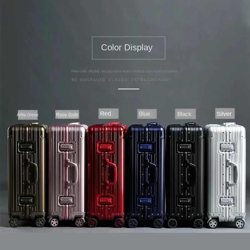 Aluminum-Magnesium TSA Lock Travel Suitcase