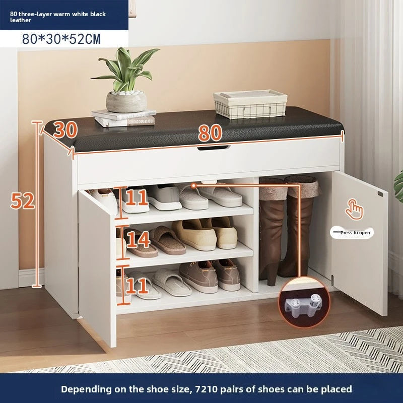 Entryway Shoe Bench with Storage