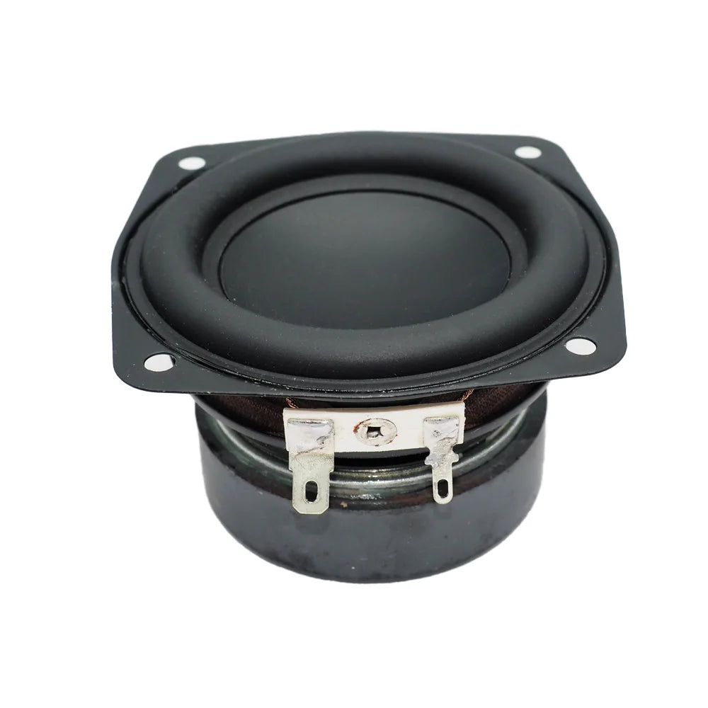 AUIN 1 pcs 3 Inch 78MM Subwoofer Speaker 4 Ohm 15W Supper Bass Audio Square Woofer DIY Home Theater Sound Bookshelf Loudspeaker