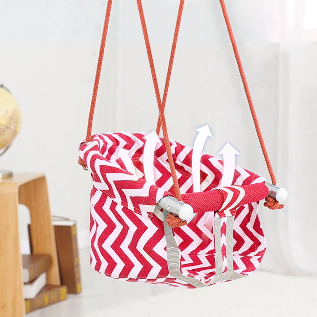 Adjustable High-Back Toddler Bucket Swing
