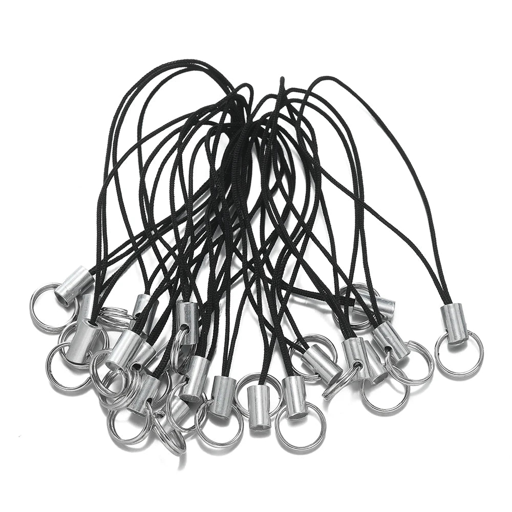 Polyester Lanyard Cords with Double Jump Rings – 20/50 Pack