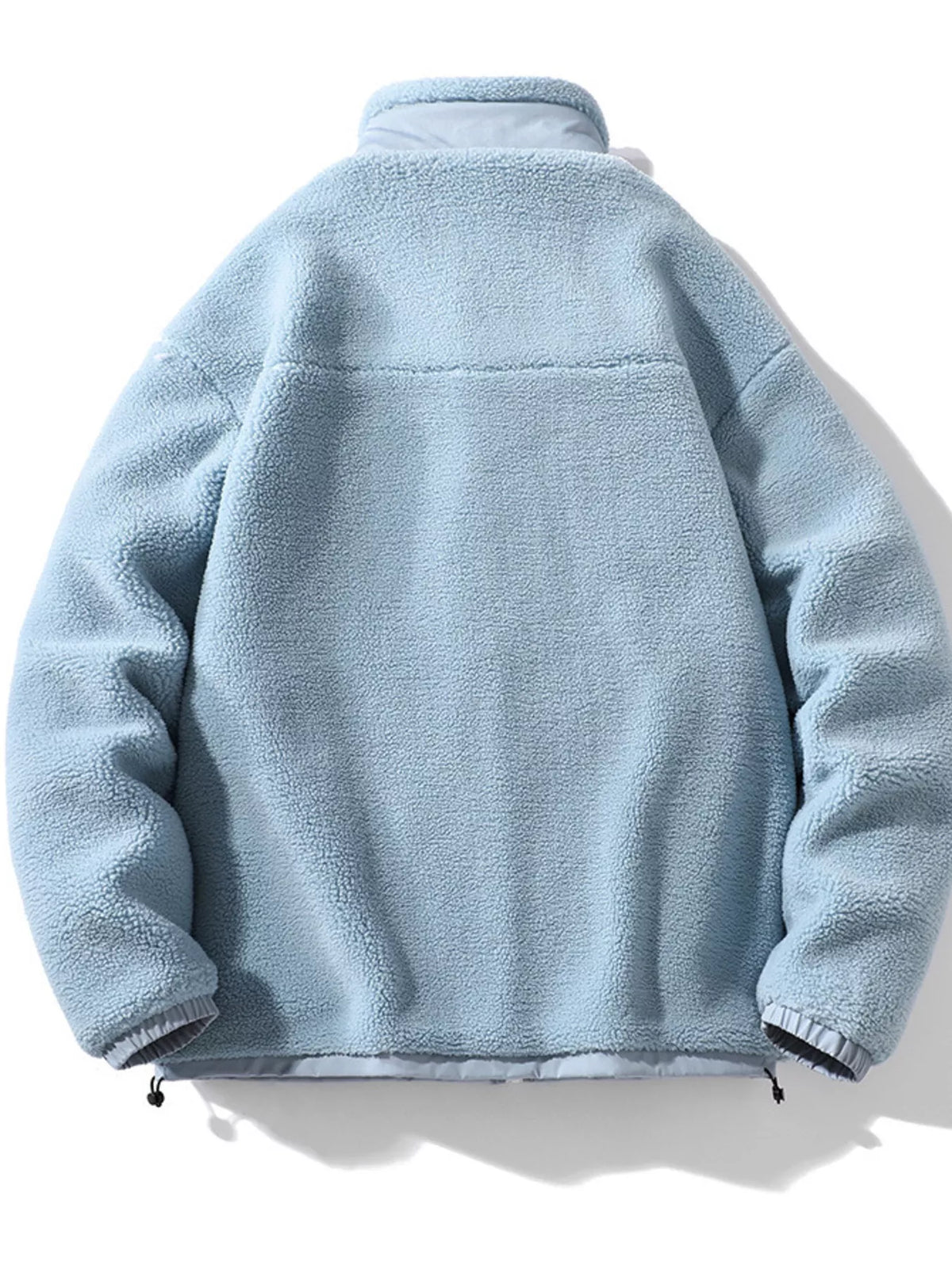 Men's plus size cozy fleece full-zip jacket, view 2