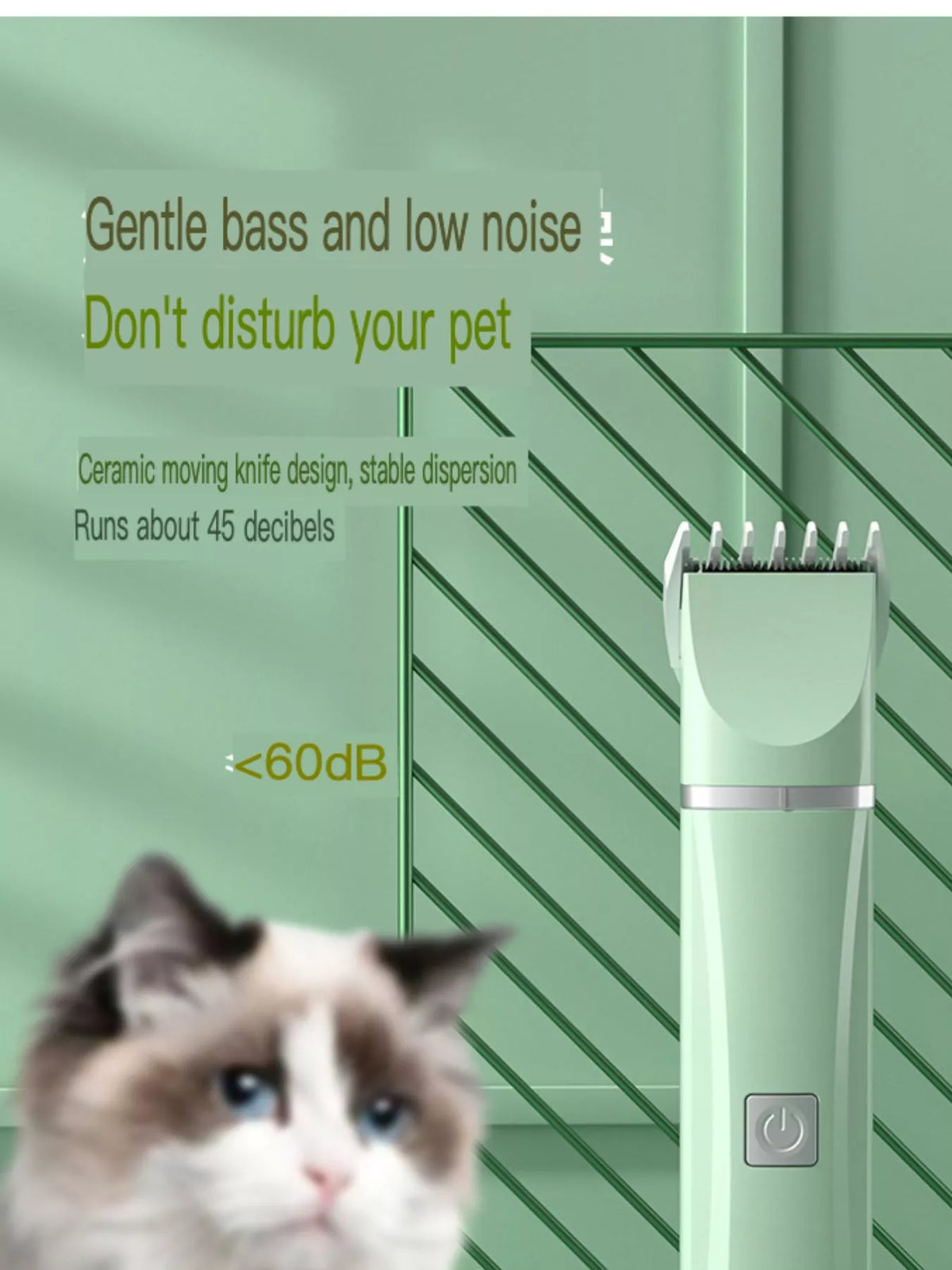 Multifunctional pet grooming kit by Trendsi with clippers, brushes, and grooming tools for dogs and cats.