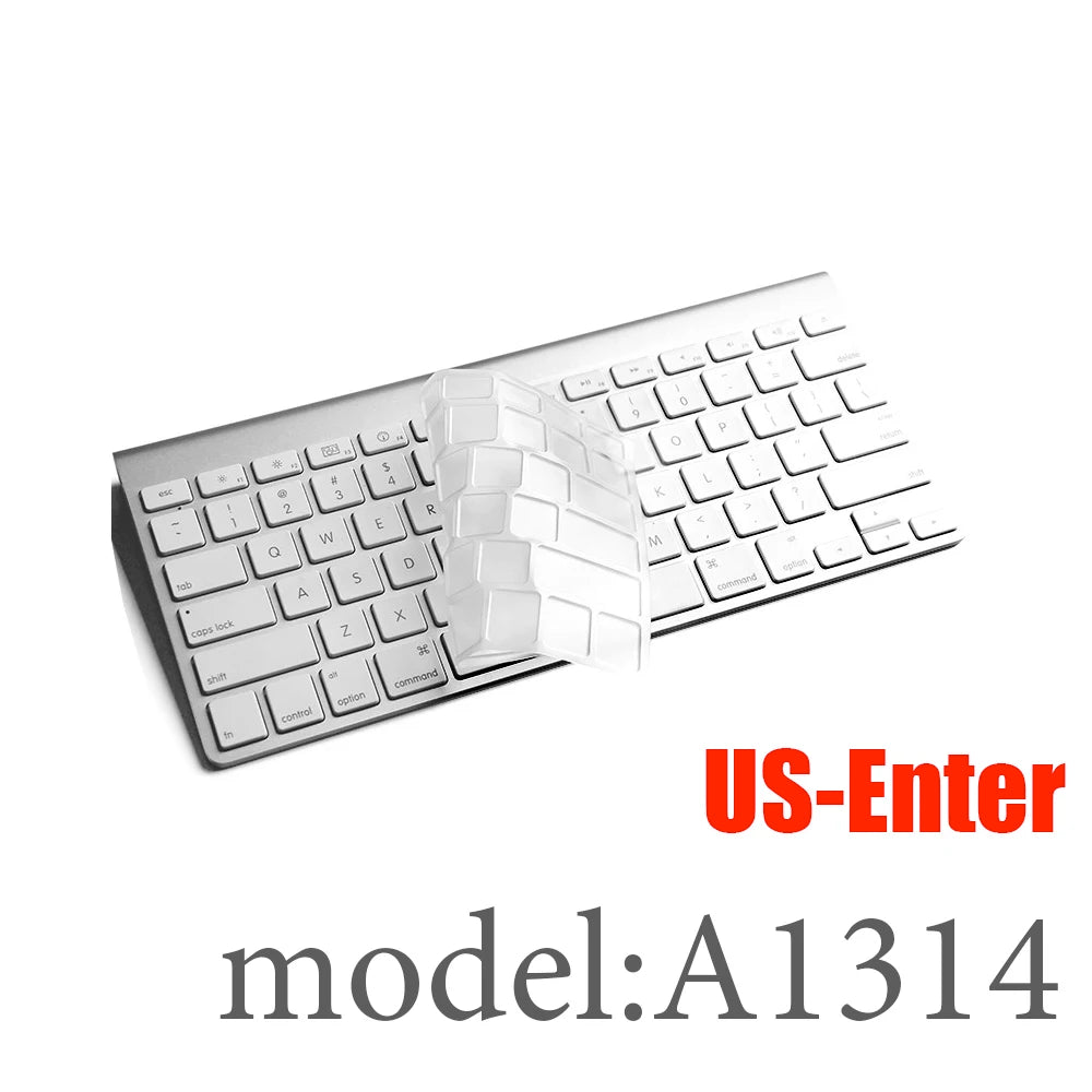 Silicone Keyboard Cover for Apple Wireless Keyboards