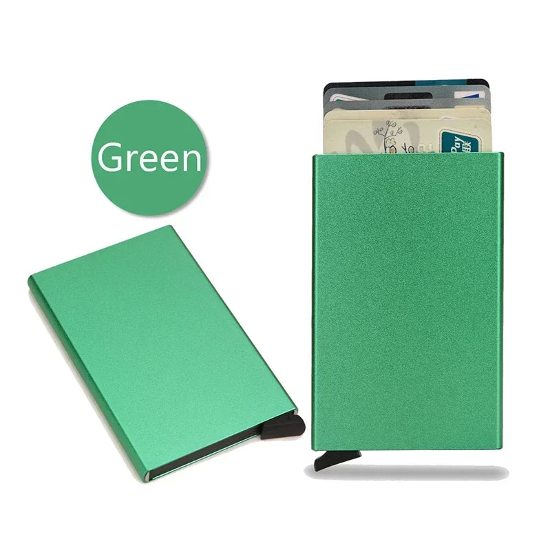 RFID Pop-Up Metal Card Holder Wallet