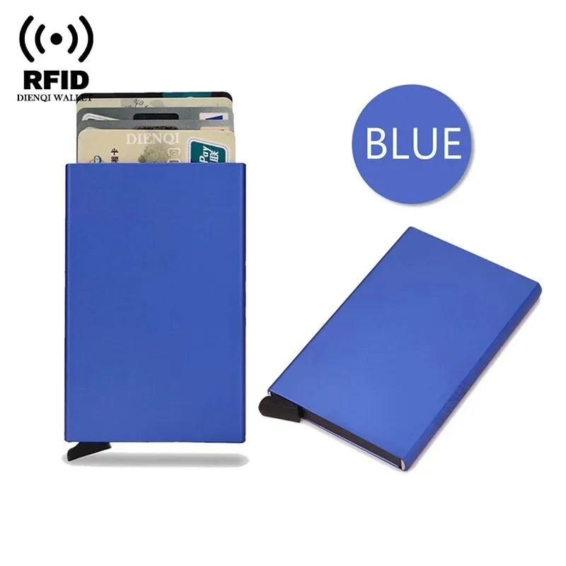 RFID Pop-Up Metal Card Holder Wallet