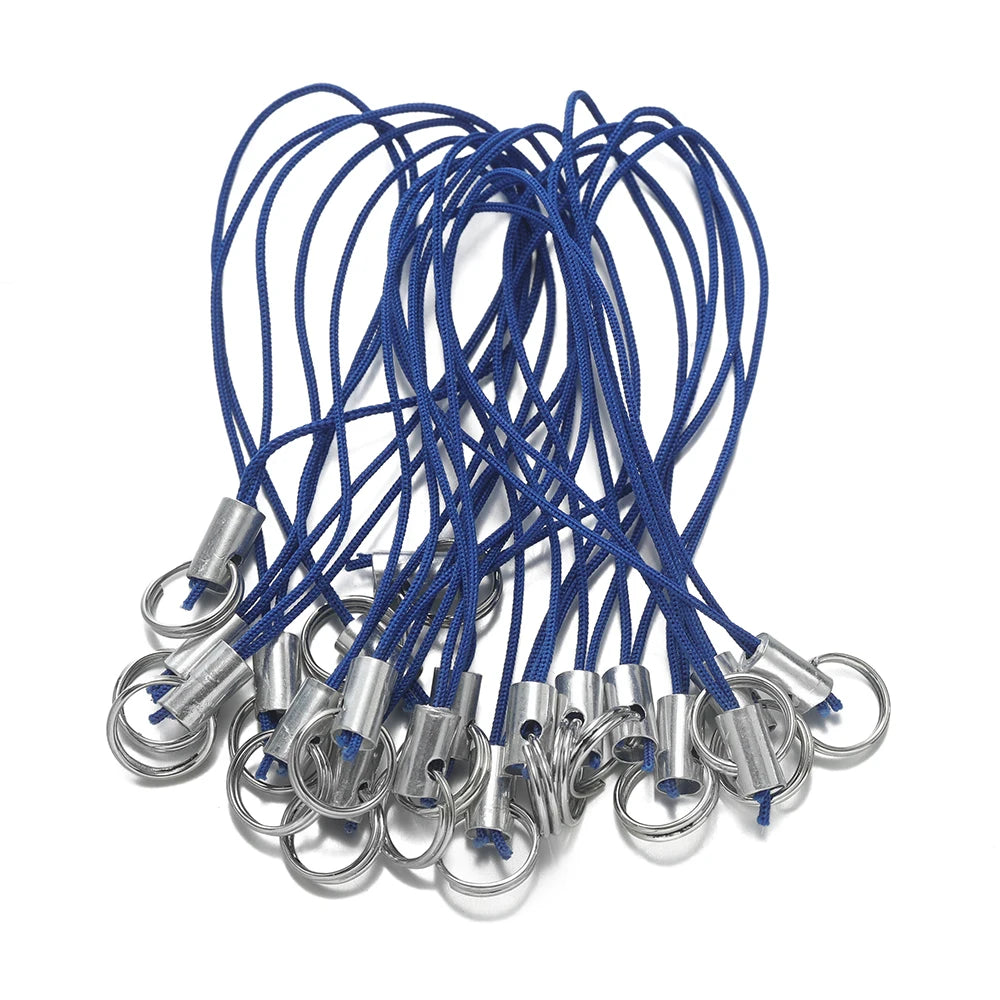 Polyester Lanyard Cords with Double Jump Rings – 20/50 Pack