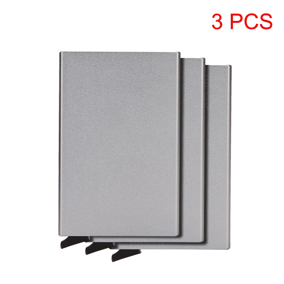 RFID Pop-Up Metal Card Holder Wallet