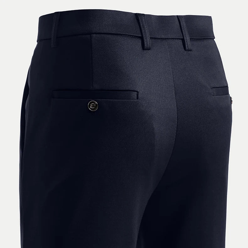 Men's Stretch Straight-Leg Dress Pants