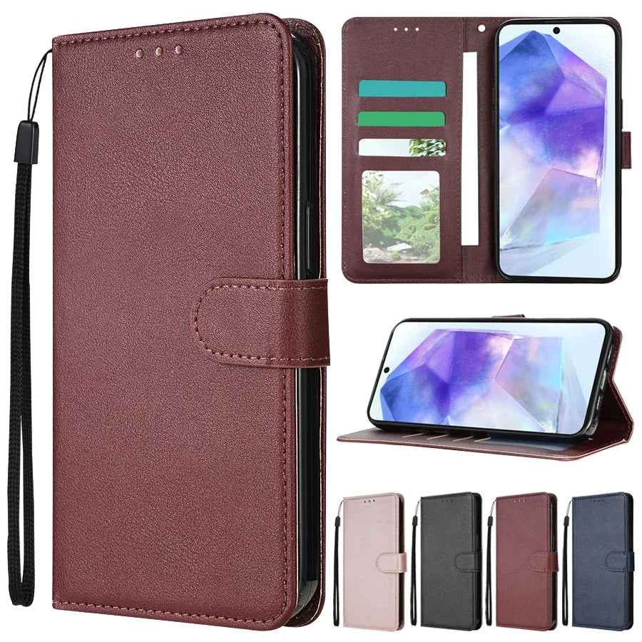 Magnetic Flip Wallet Case for Samsung Galaxy A-Series
