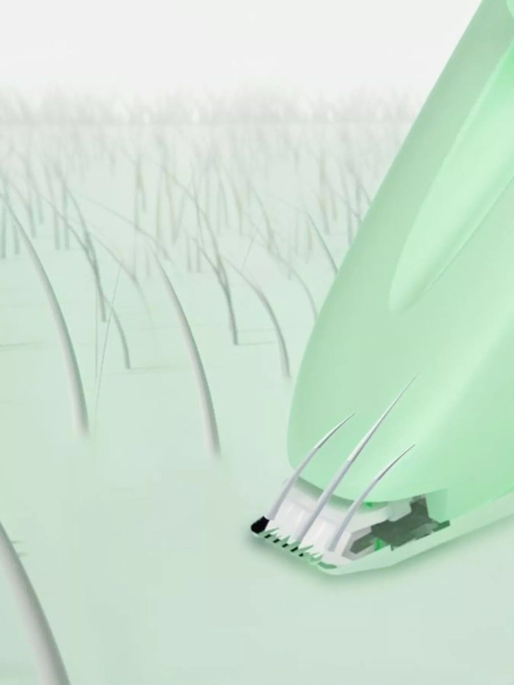 Rechargeable pet hair clipper from Trendsi with ergonomic design and adjustable blades for grooming cats and dogs.
