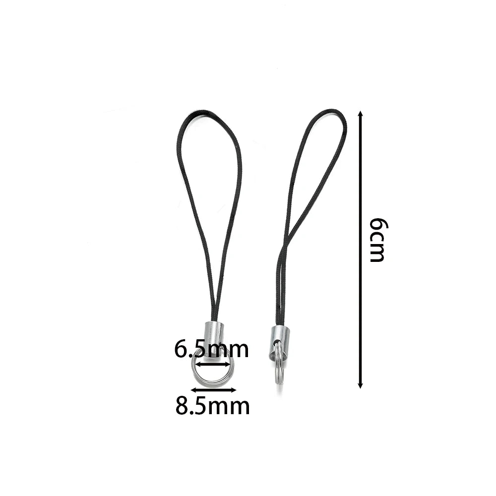 Polyester Lanyard Cords with Double Jump Rings – 20/50 Pack