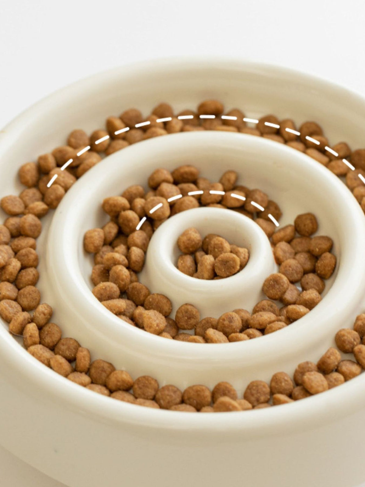 Interactive slow feeder pet bowl by Trendsi featuring a colorful maze design to slow down eating for dogs and cats.