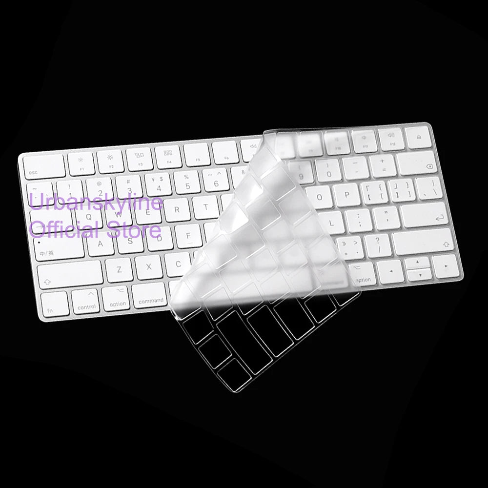 Clear Silicone Keyboard Cover for Apple Magic Keyboards