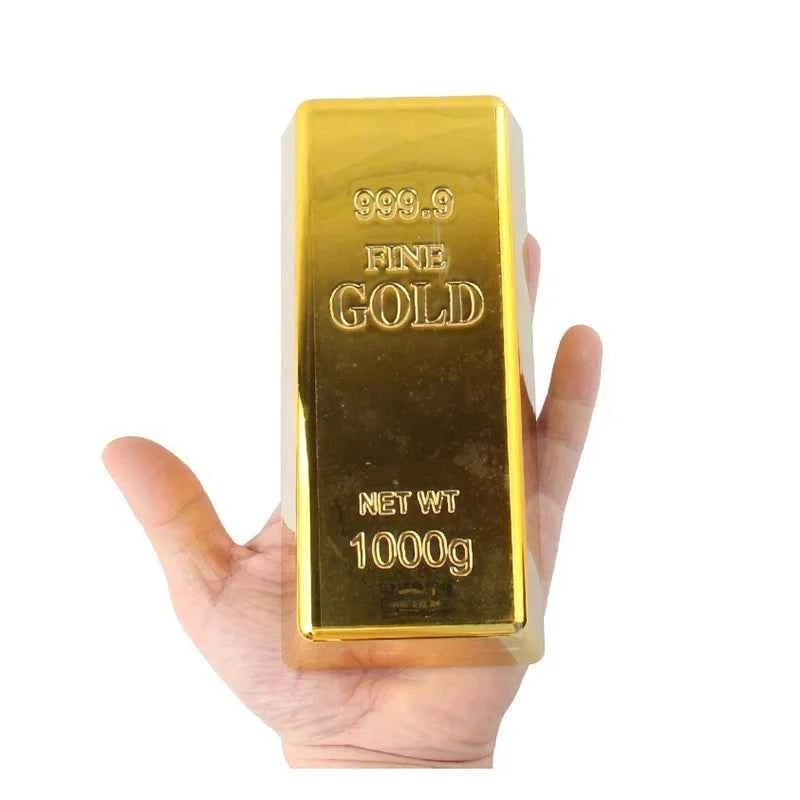 Decorative Gold-Bar Paperweight