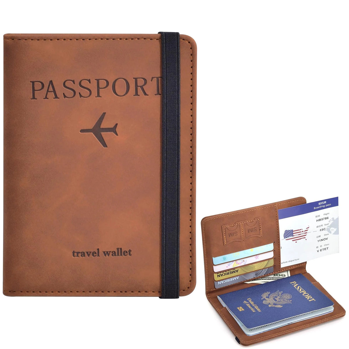 Unisex Travel Passport Holder