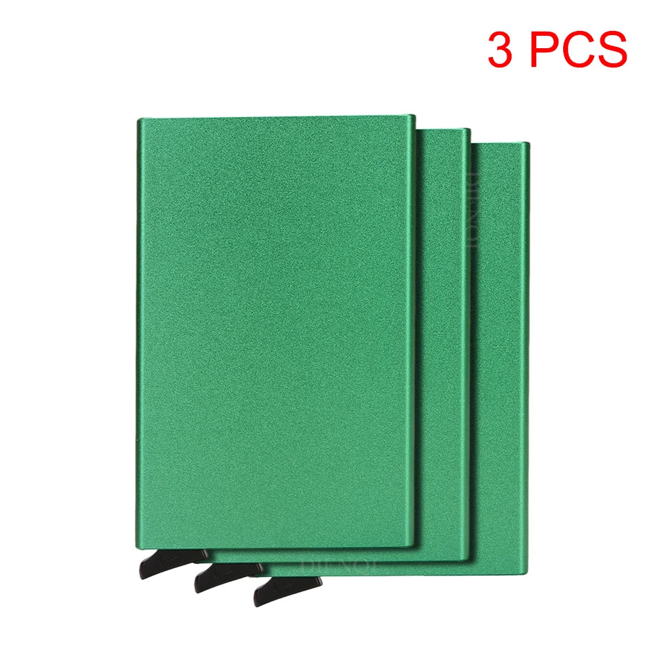 RFID Pop-Up Metal Card Holder Wallet