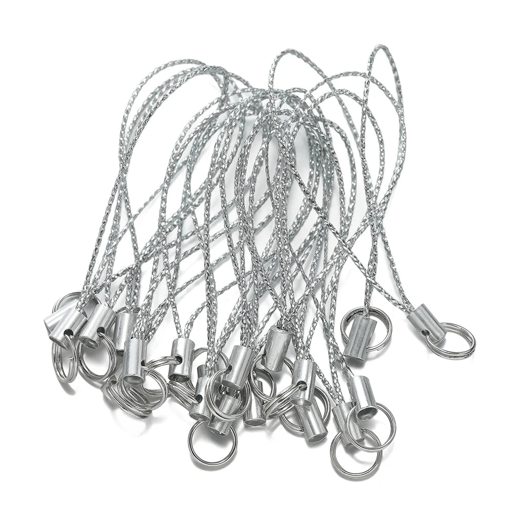 Polyester Lanyard Cords with Double Jump Rings – 20/50 Pack