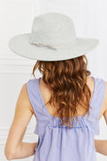 Fame Festival Babe Fedora Hat by Trendsi, tan wide-brimmed straw hat with a stylish band, perfect for festival or summer wear.