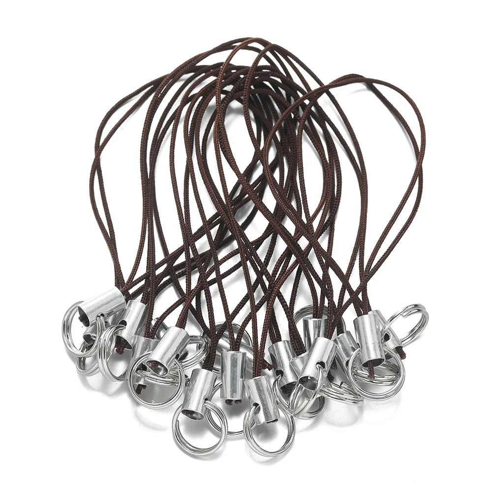 Polyester Lanyard Cords with Double Jump Rings – 20/50 Pack