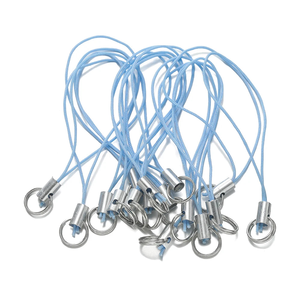 Polyester Lanyard Cords with Double Jump Rings – 20/50 Pack