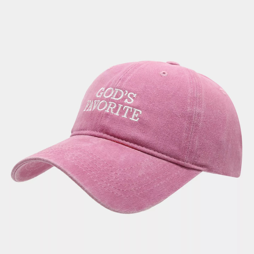 Embroidered washed baseball cap by Trendsi featuring a casual design with detailed stitching and a curved brim.
