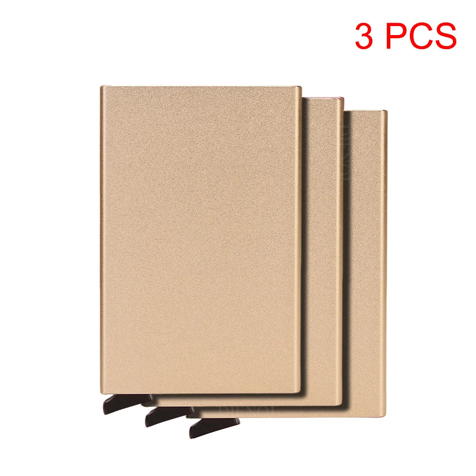 RFID Pop-Up Metal Card Holder Wallet