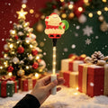 LED Christmas handheld light with Santa character