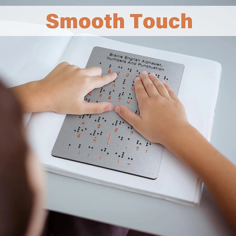 Braille Alphabet & Numbers Tactile Learning Plate
