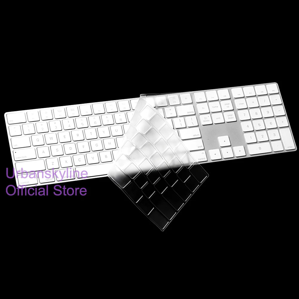 Clear Silicone Keyboard Cover for Apple Magic Keyboards