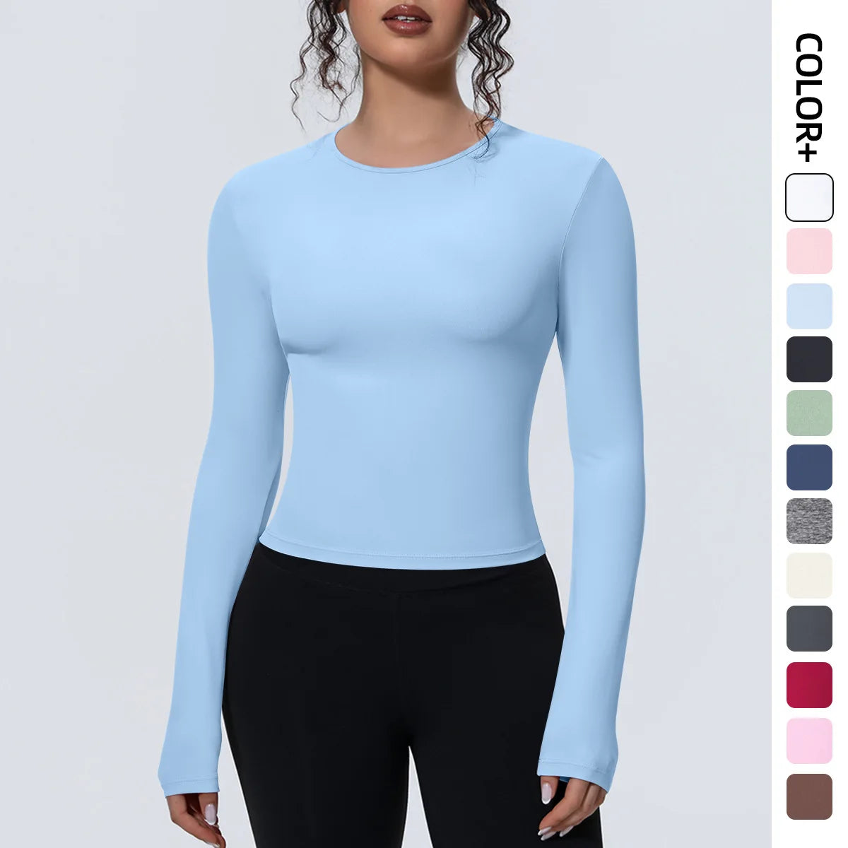 Women’s Long-Sleeve Yoga & Running Top
