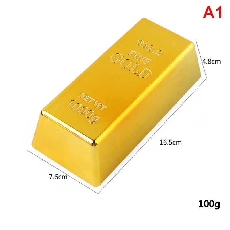 Decorative Gold-Bar Paperweight Padilla Innovations LLC