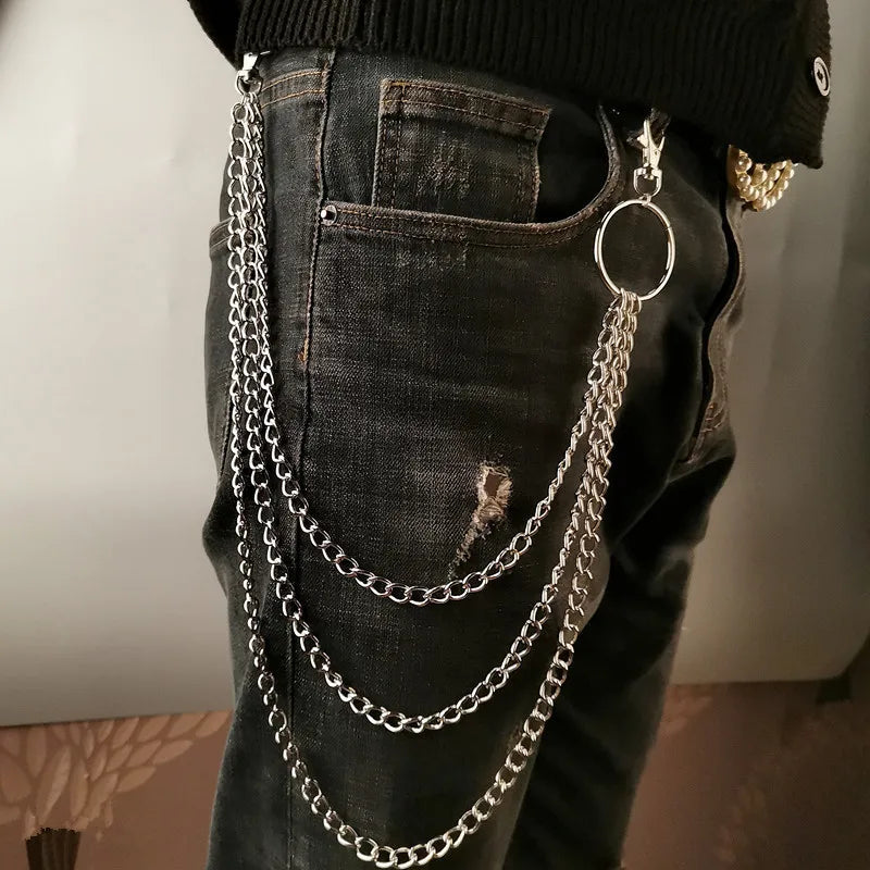 Punk Hip-Hop Metal Wallet & Belt Chain