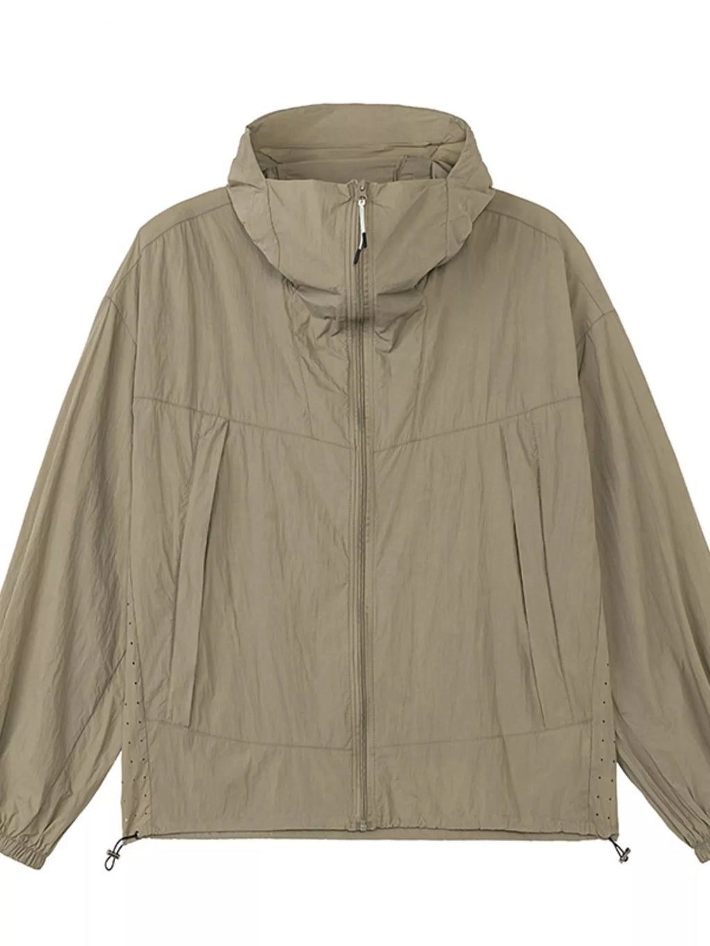 Men's plus size lightweight hooded windbreaker jacket, view 14