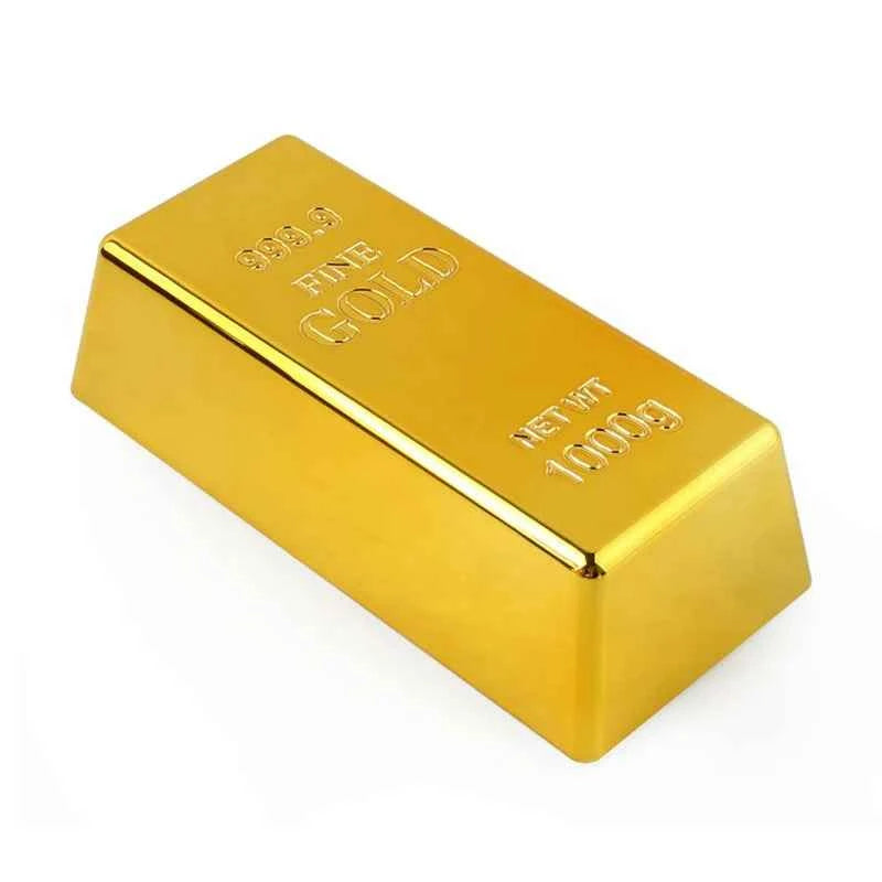 Decorative Gold-Bar Paperweight