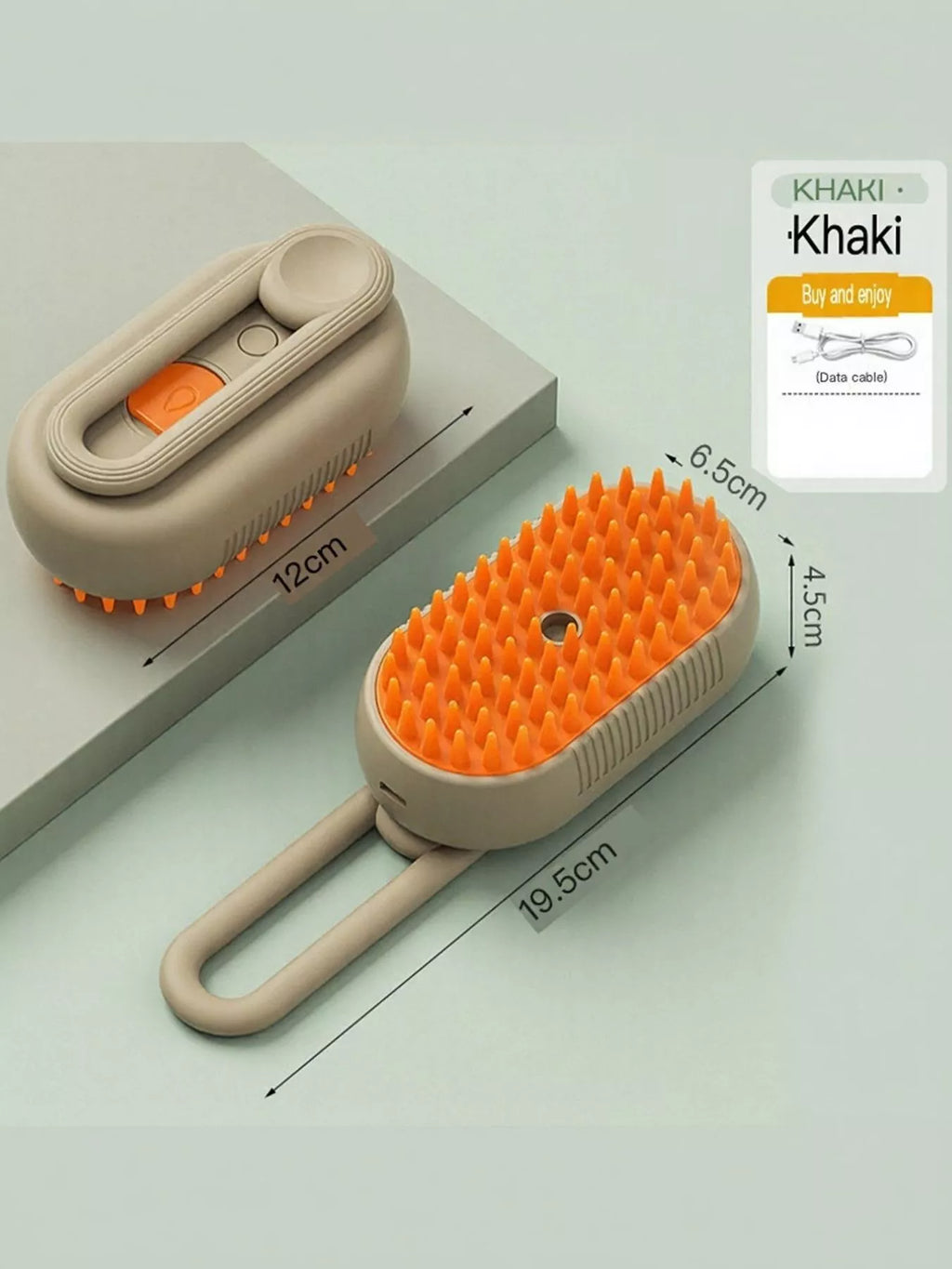 Trendsi cleaning bath pet massage brush with soft bristles for gentle grooming and bathing of dogs and cats.