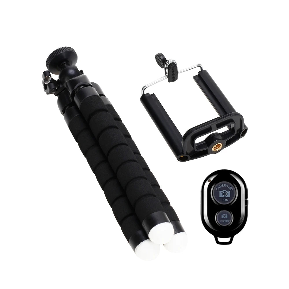 Flexible Mini Phone Tripod with Remote Options
