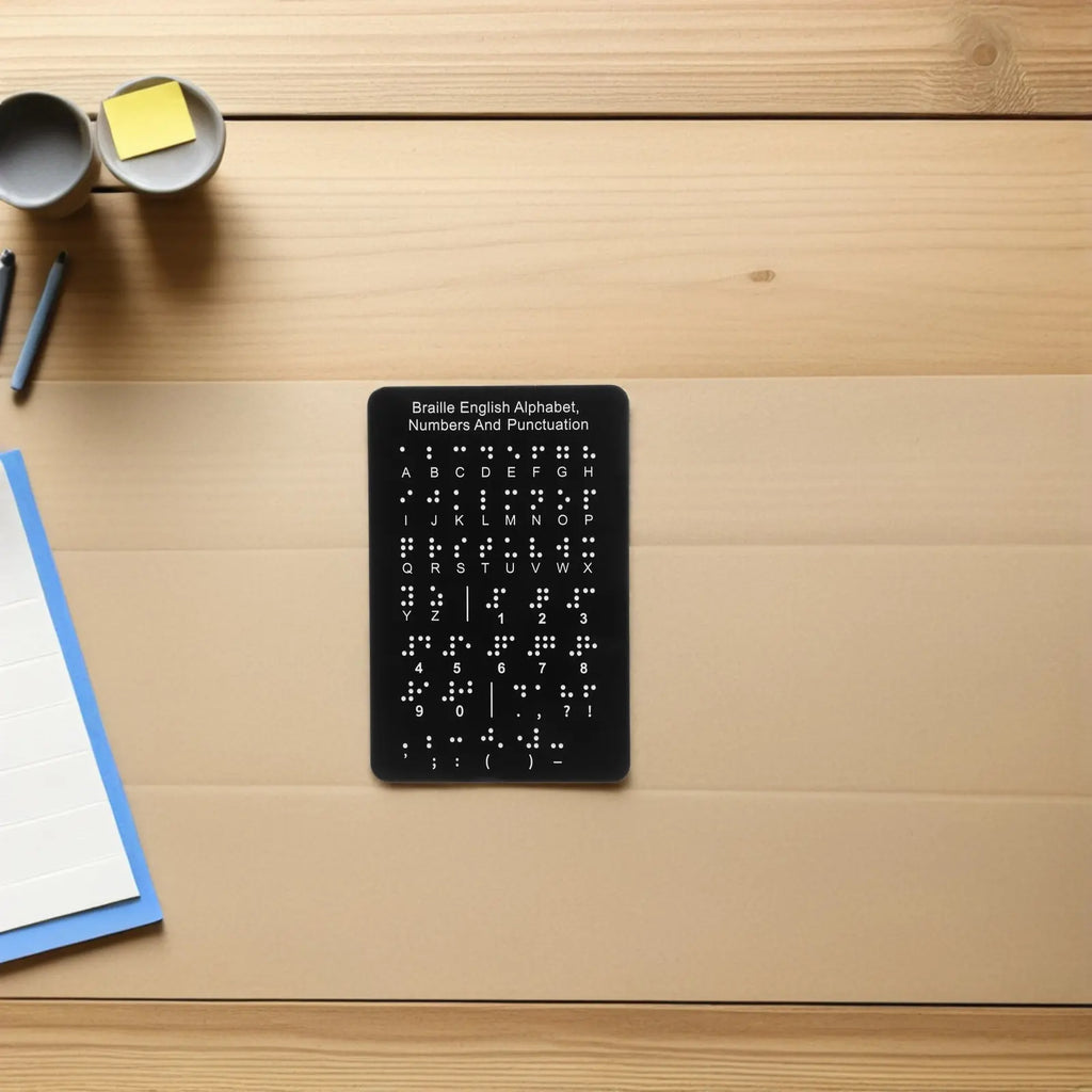 Braille Alphabet & Literacy Learning Board