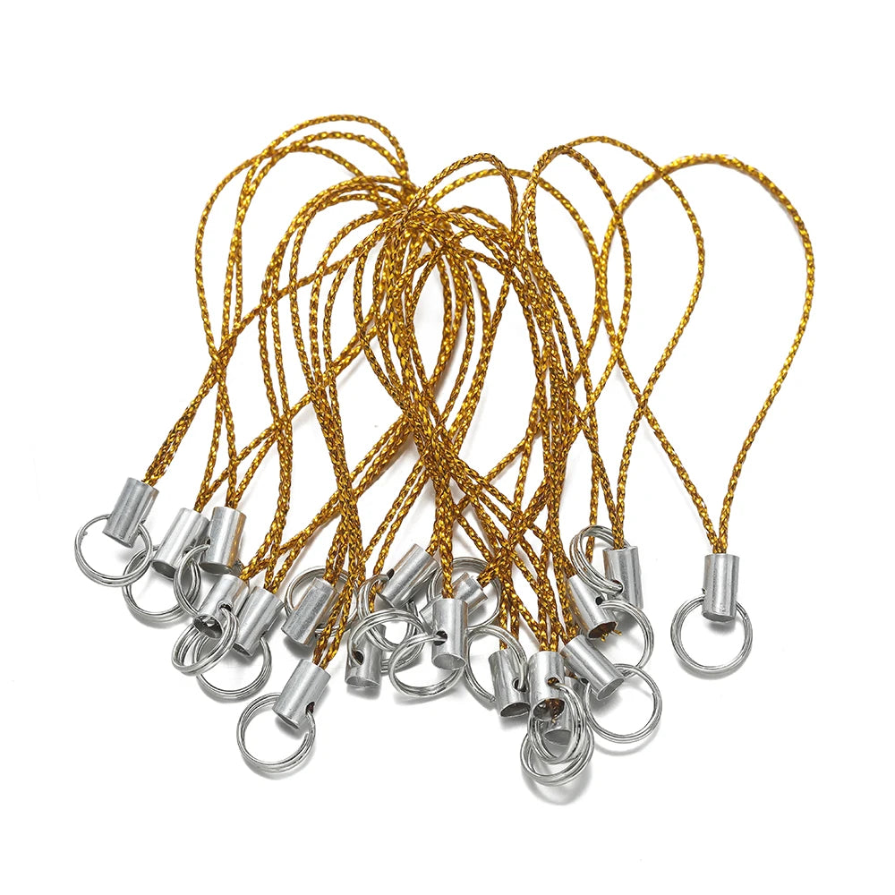 Polyester Lanyard Cords with Double Jump Rings – 20/50 Pack