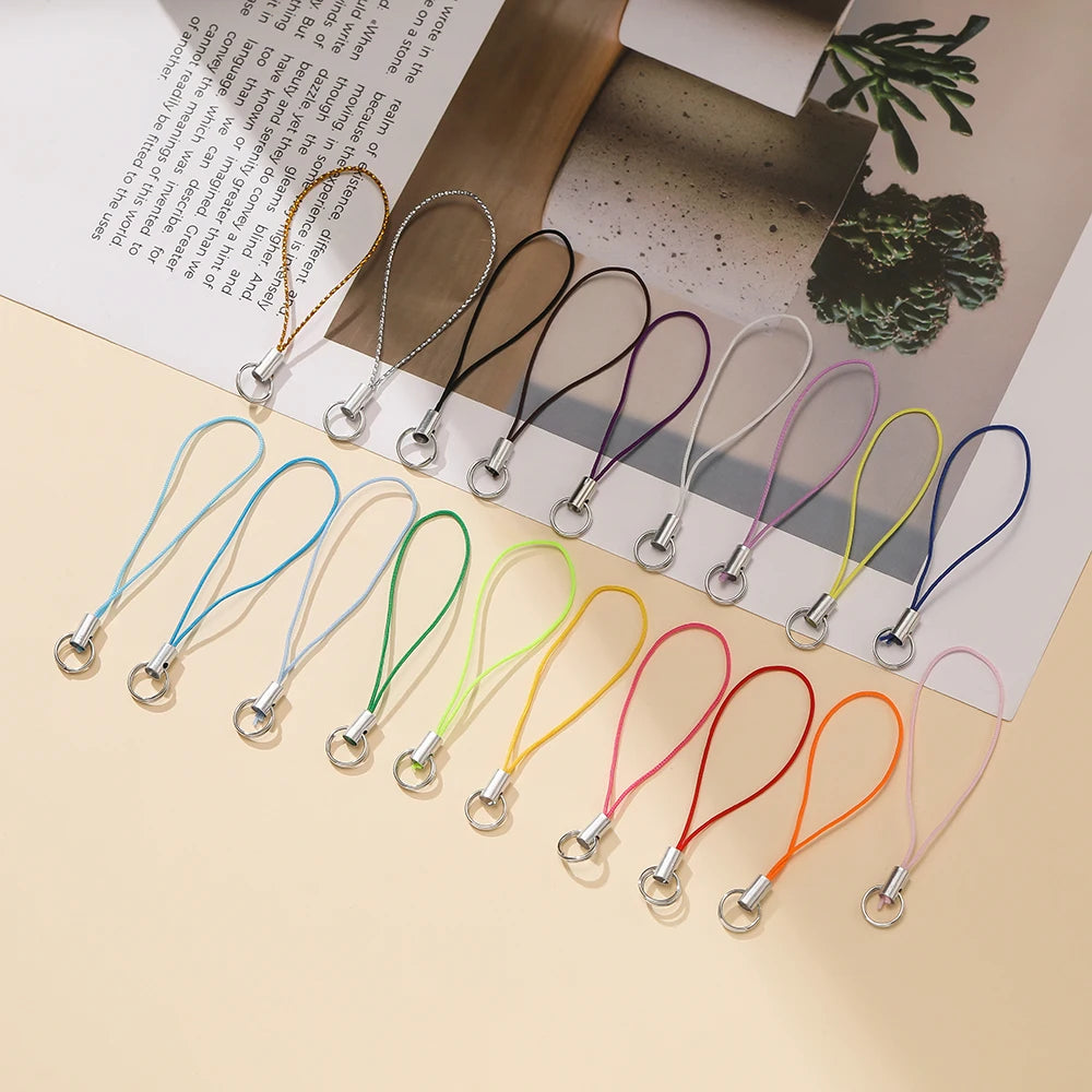 Polyester Lanyard Cords with Double Jump Rings – 20/50 Pack