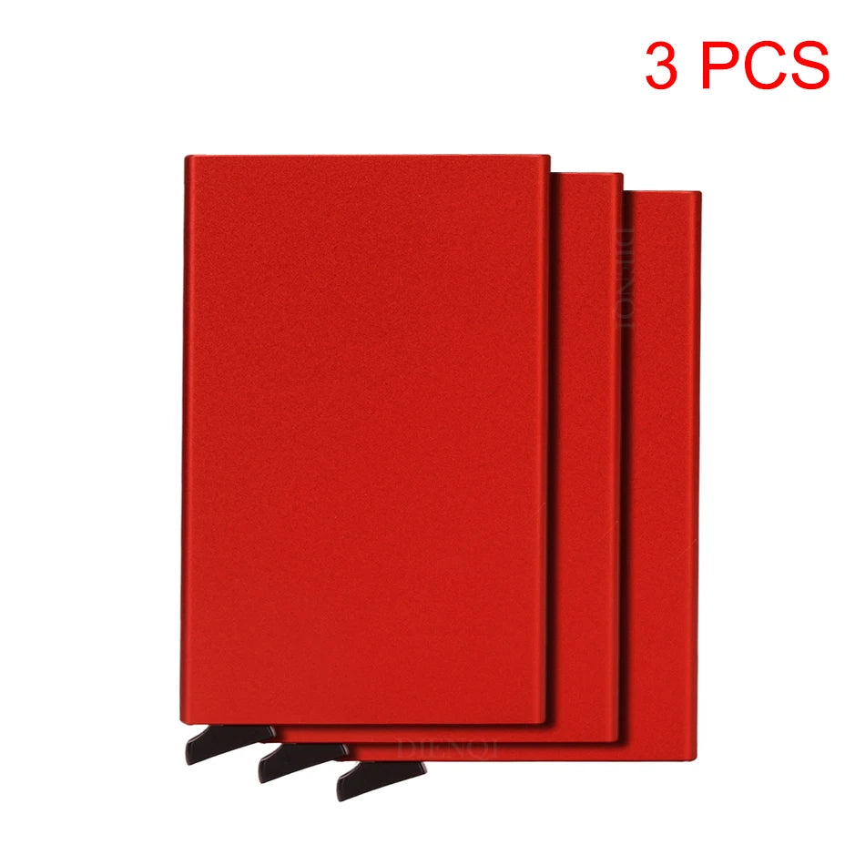 RFID Pop-Up Metal Card Holder Wallet