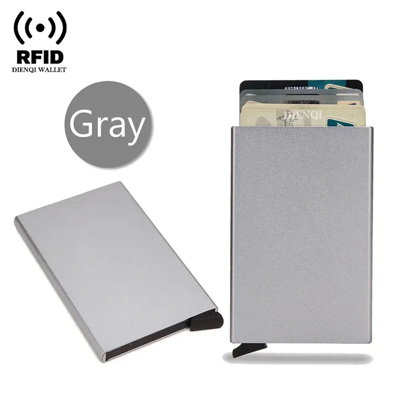 RFID Pop-Up Metal Card Holder Wallet