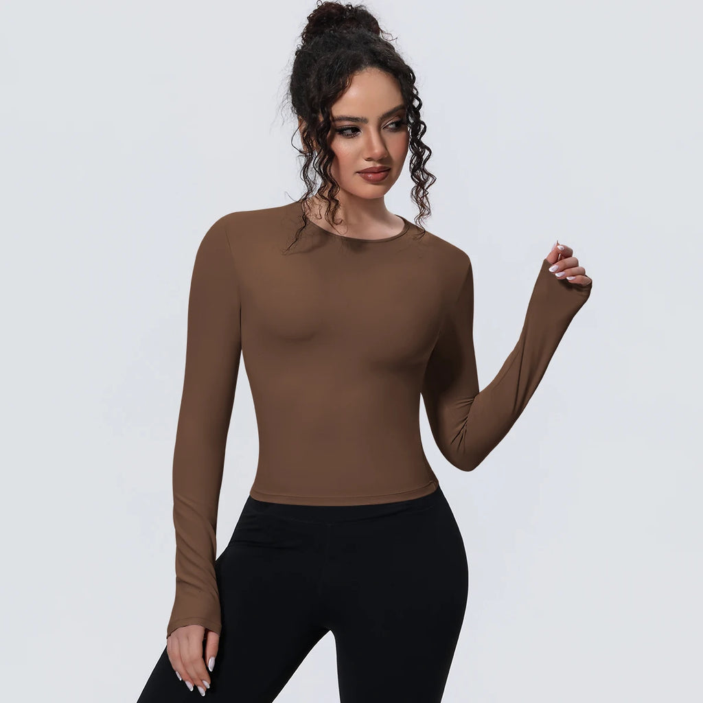 Women’s Long-Sleeve Yoga & Running Top