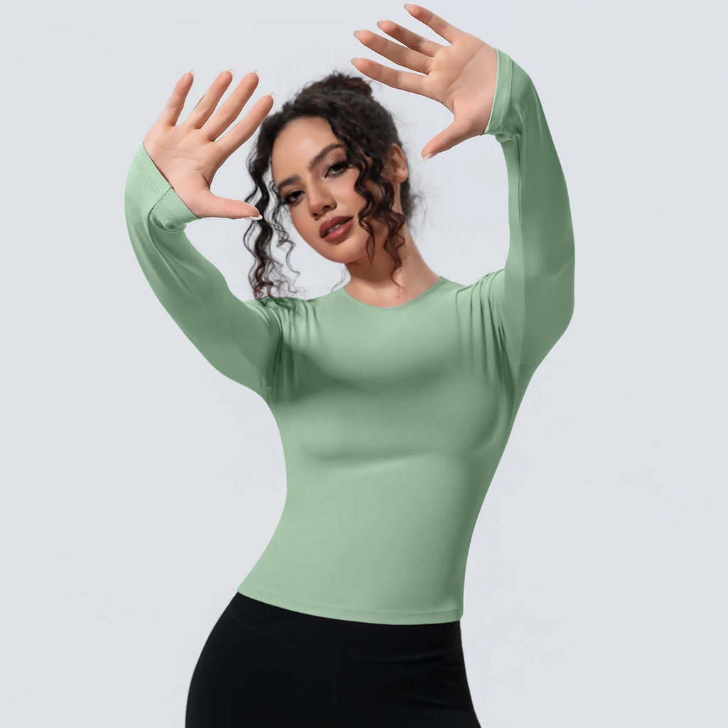Women’s Long-Sleeve Yoga & Running Top