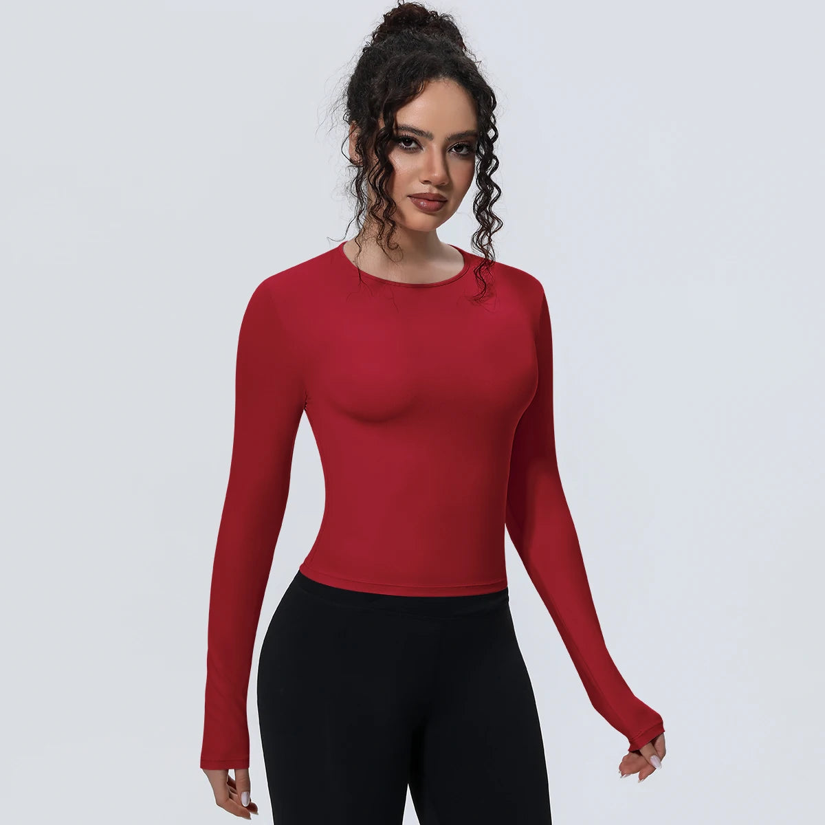 Women’s Long-Sleeve Yoga & Running Top