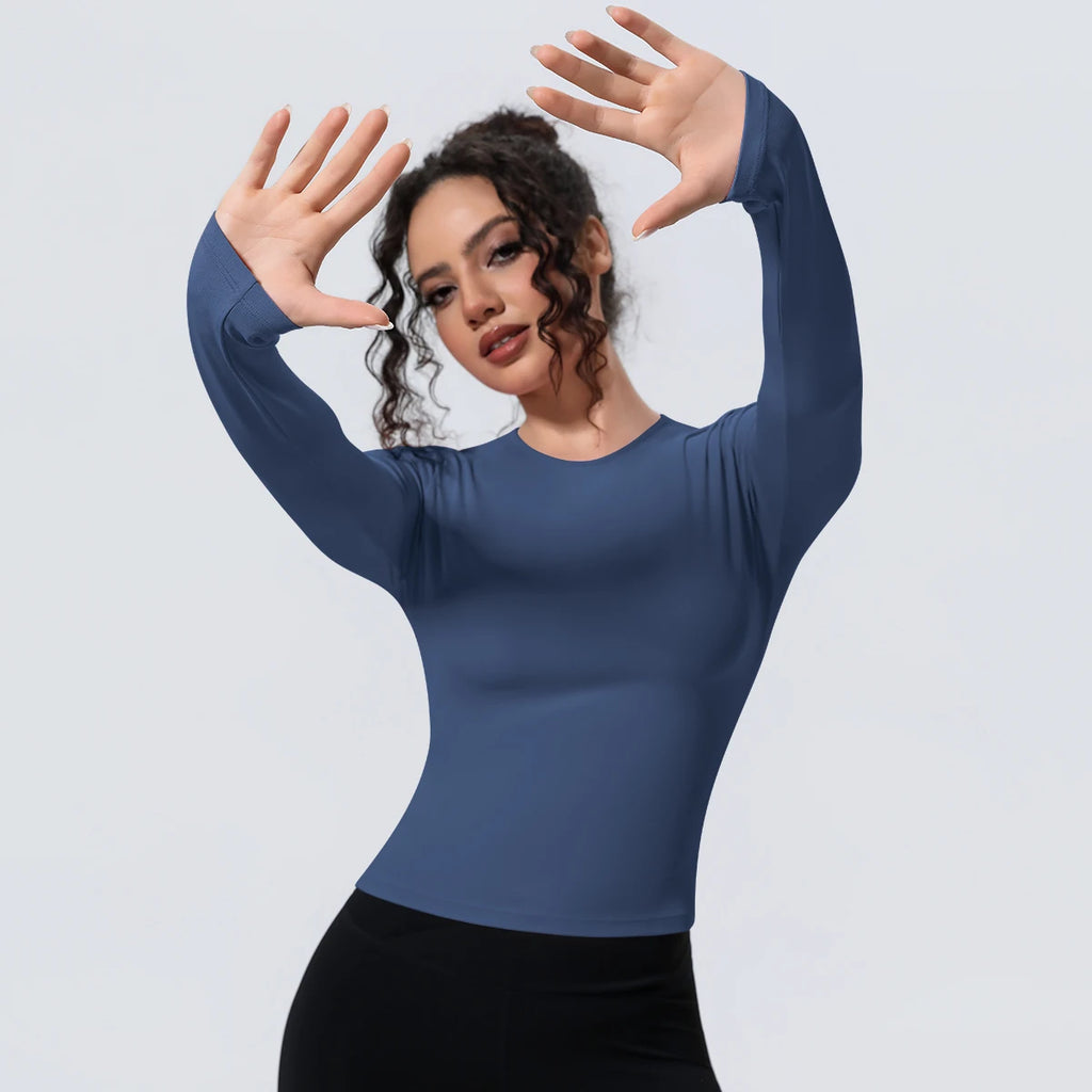 Women’s Long-Sleeve Yoga & Running Top