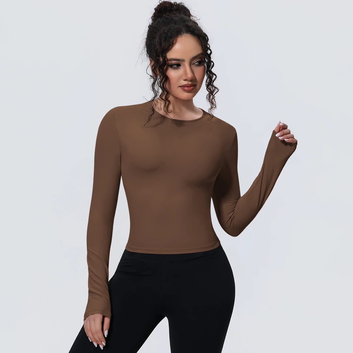 Women’s Long-Sleeve Yoga & Running Top